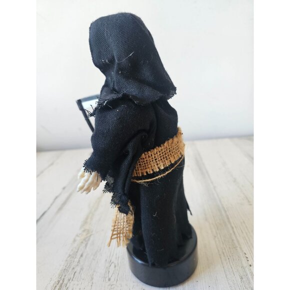 Mini grim reaper light up laughing scary decor RARE Halloween prop - Picture 4 of 7
